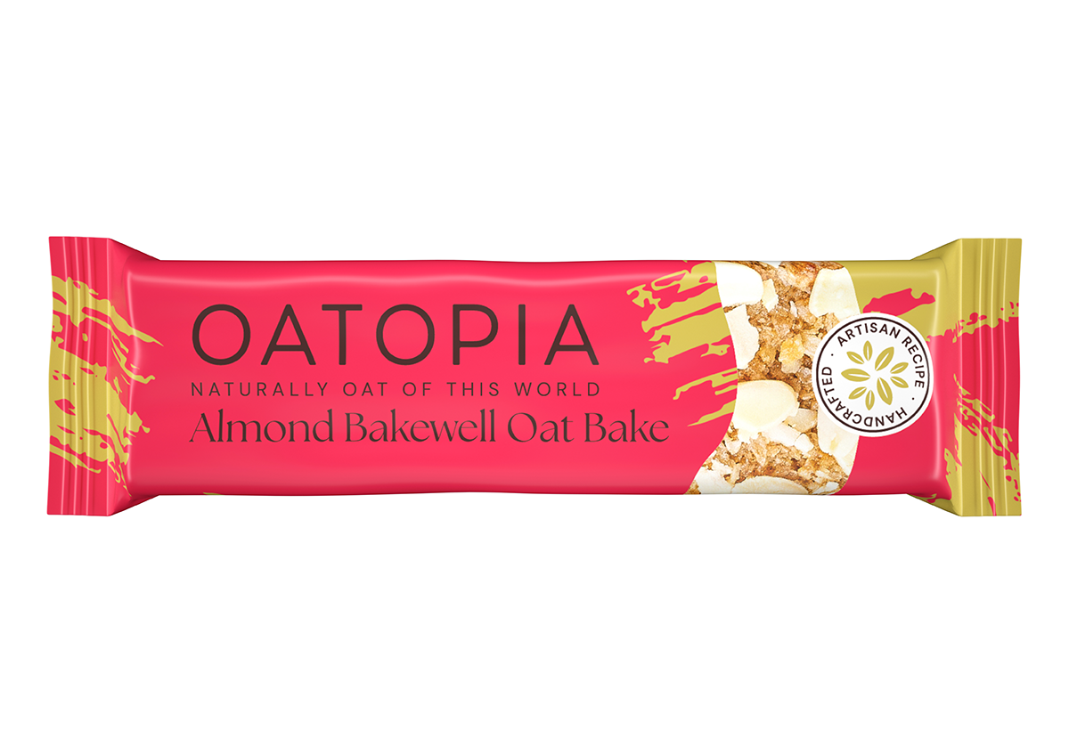 Almond Bakewell Vegan Natural Oat Bake 60g